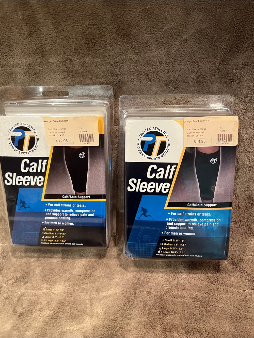 Pro-Tec Athletics Black Calf Sleeve – Compression Support